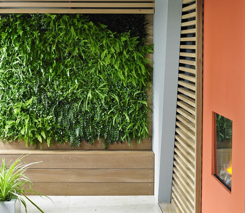 A small indoor living wall by Vertology